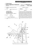 Abdominal exercise device with alarm diagram and image