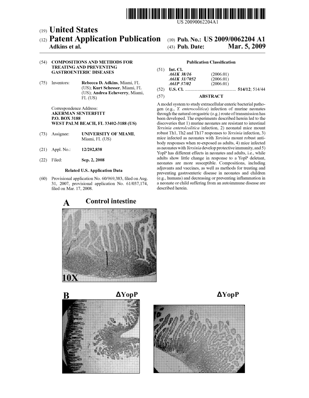 COMPOSITIONS AND METHODS FOR TREATING AND PREVENTING GASTROENTERIC DISEASES - diagram, schematic, and image 01