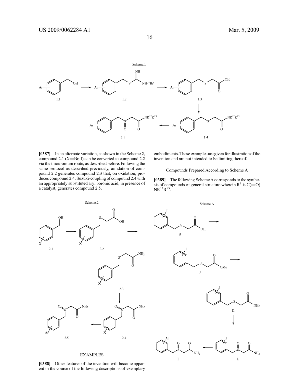Thio-Substituted Biarylmethanesulfinyl Derivatives - diagram, schematic, and image 17