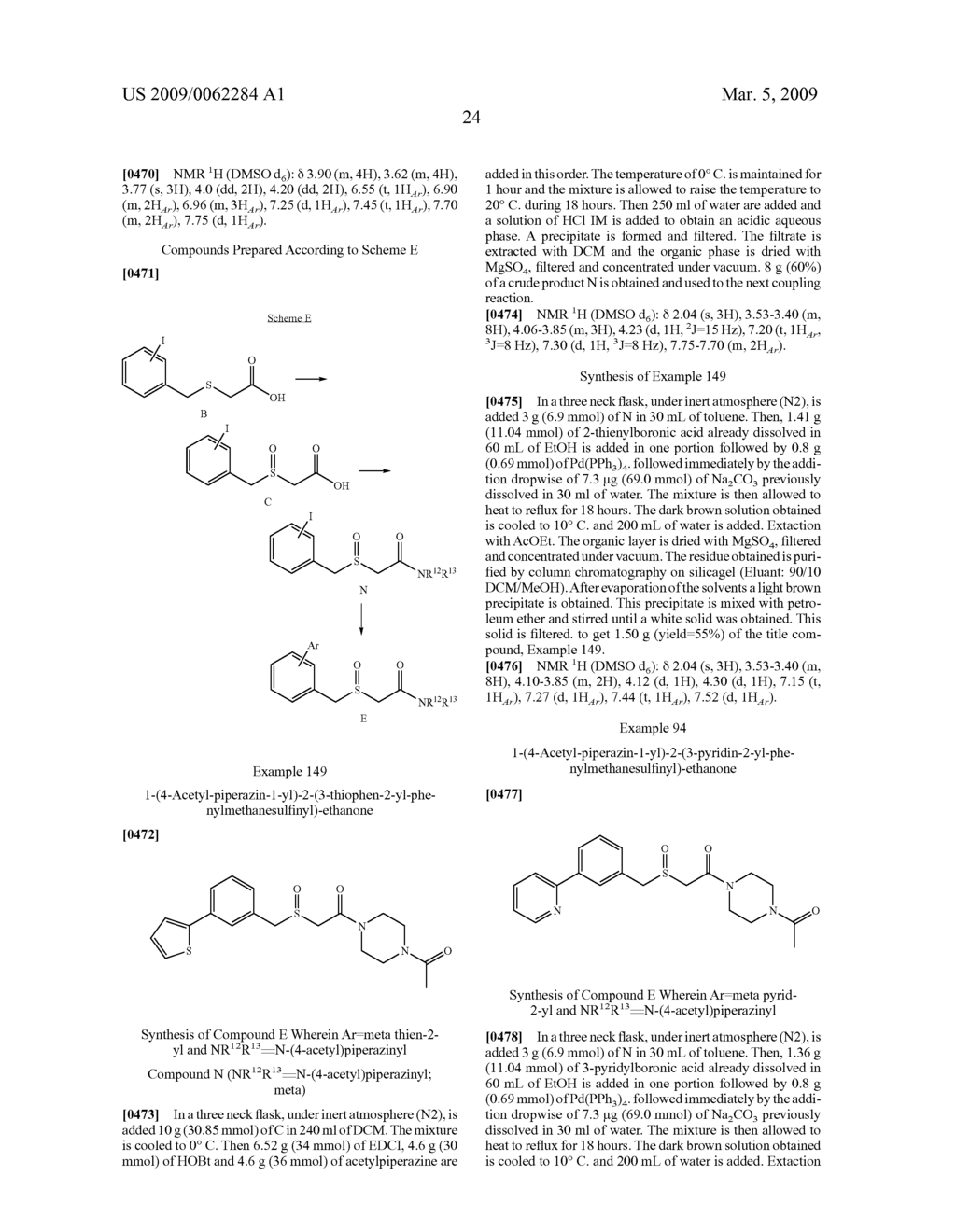 Thio-Substituted Biarylmethanesulfinyl Derivatives - diagram, schematic, and image 25