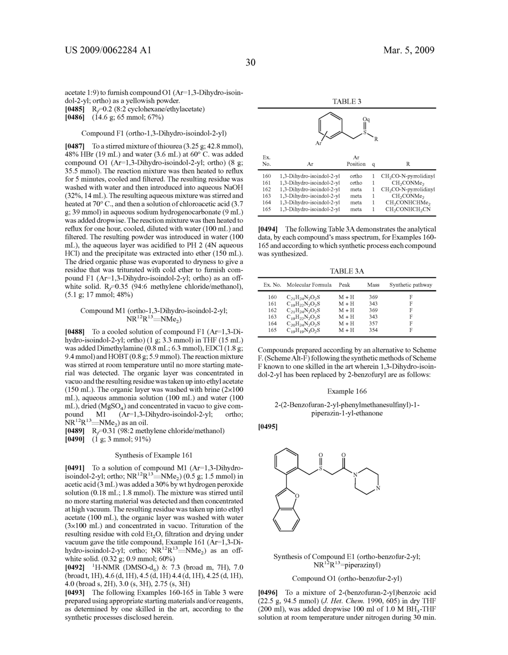 Thio-Substituted Biarylmethanesulfinyl Derivatives - diagram, schematic, and image 31