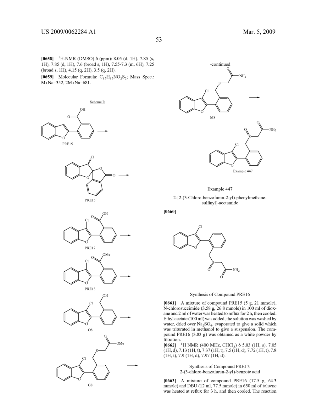 Thio-Substituted Biarylmethanesulfinyl Derivatives - diagram, schematic, and image 54