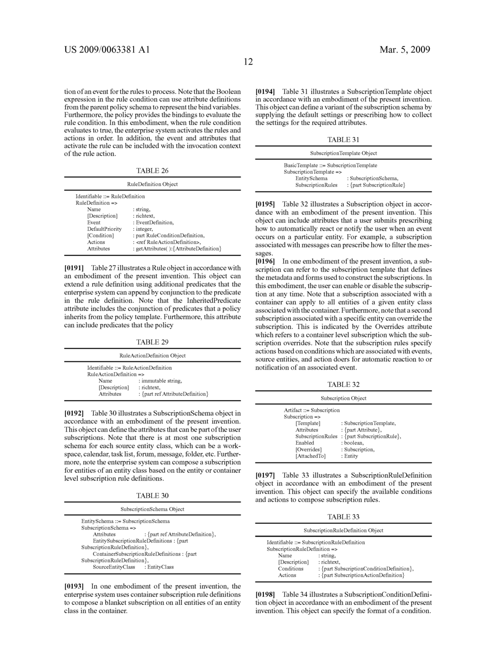 METHOD AND APPARATUS FOR AUTOMATICALLY EXECUTING RULES IN ENTERPRISE SYSTEMS - diagram, schematic, and image 15