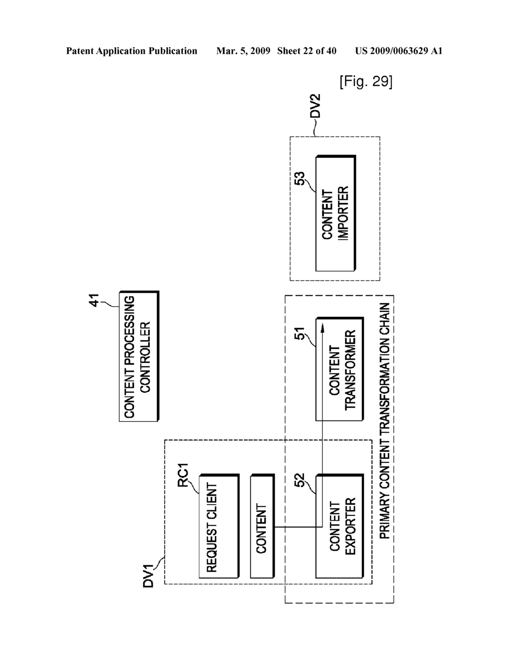 DATA TRANSFER CONTROLLING METHOD, CONTENT TRANSFER CONTROLLING METHOD, CONTENT PROCESSING INFORMATION ACQUISITION METHOD AND CONTENT TRANSFER SYSTEM - diagram, schematic, and image 23