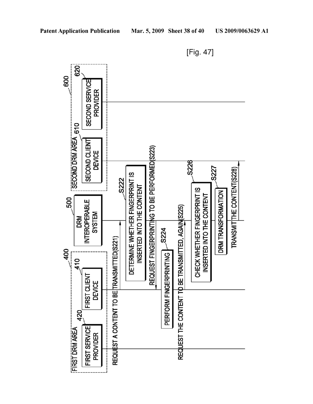 DATA TRANSFER CONTROLLING METHOD, CONTENT TRANSFER CONTROLLING METHOD, CONTENT PROCESSING INFORMATION ACQUISITION METHOD AND CONTENT TRANSFER SYSTEM - diagram, schematic, and image 39