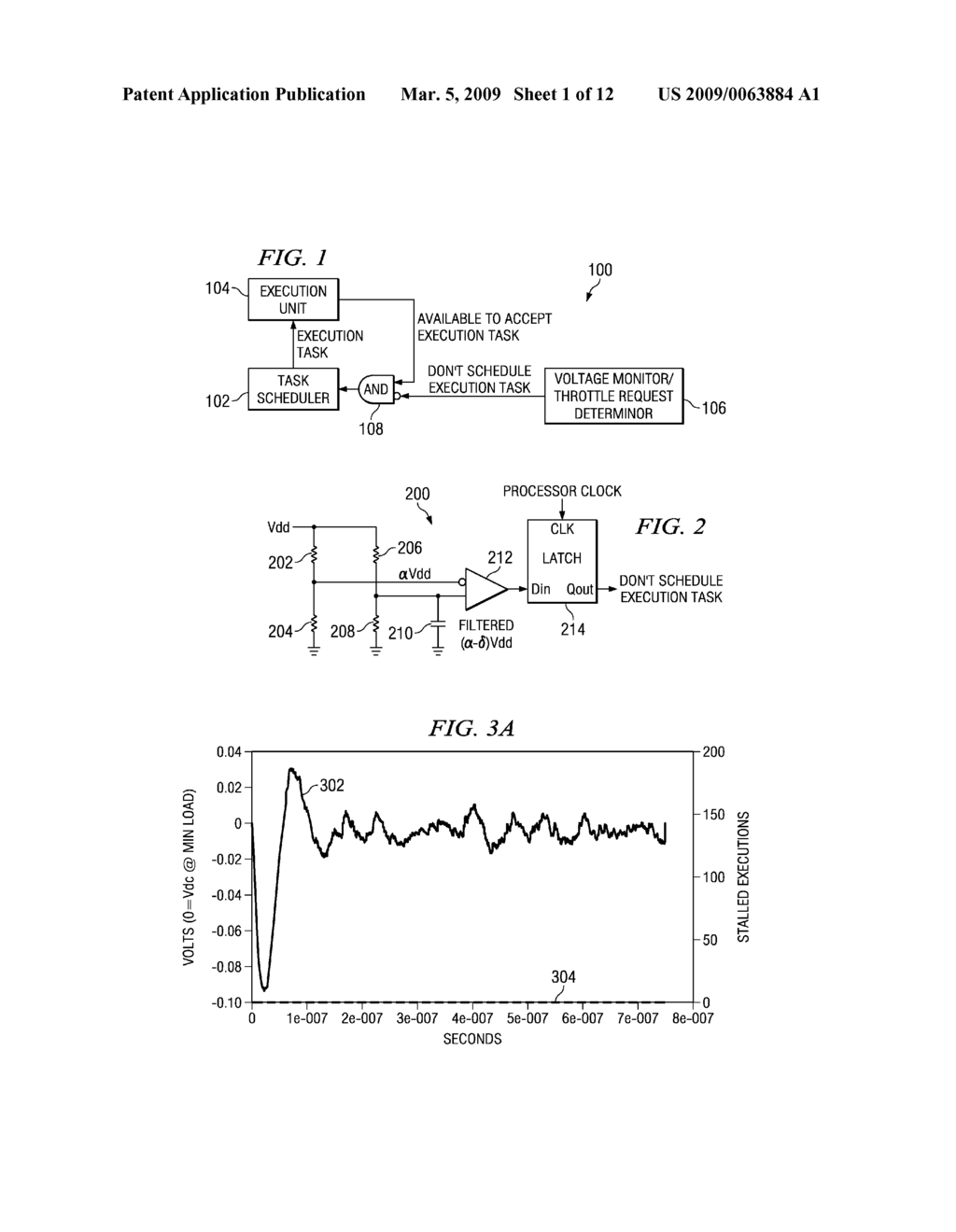 Application of Multiple Voltage Droop Detection and Instruction Throttling Instances with Customized Thresholds Across a Semiconductor Chip - diagram, schematic, and image 02