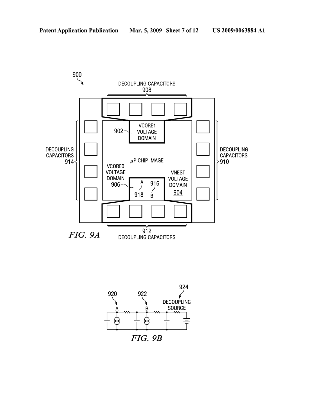 Application of Multiple Voltage Droop Detection and Instruction Throttling Instances with Customized Thresholds Across a Semiconductor Chip - diagram, schematic, and image 08