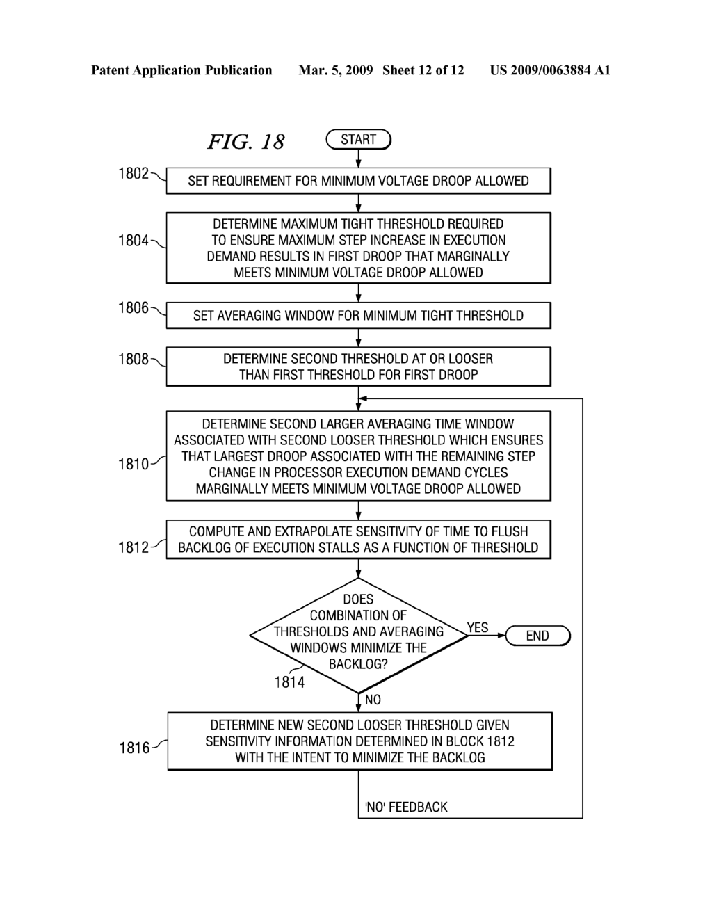 Application of Multiple Voltage Droop Detection and Instruction Throttling Instances with Customized Thresholds Across a Semiconductor Chip - diagram, schematic, and image 13