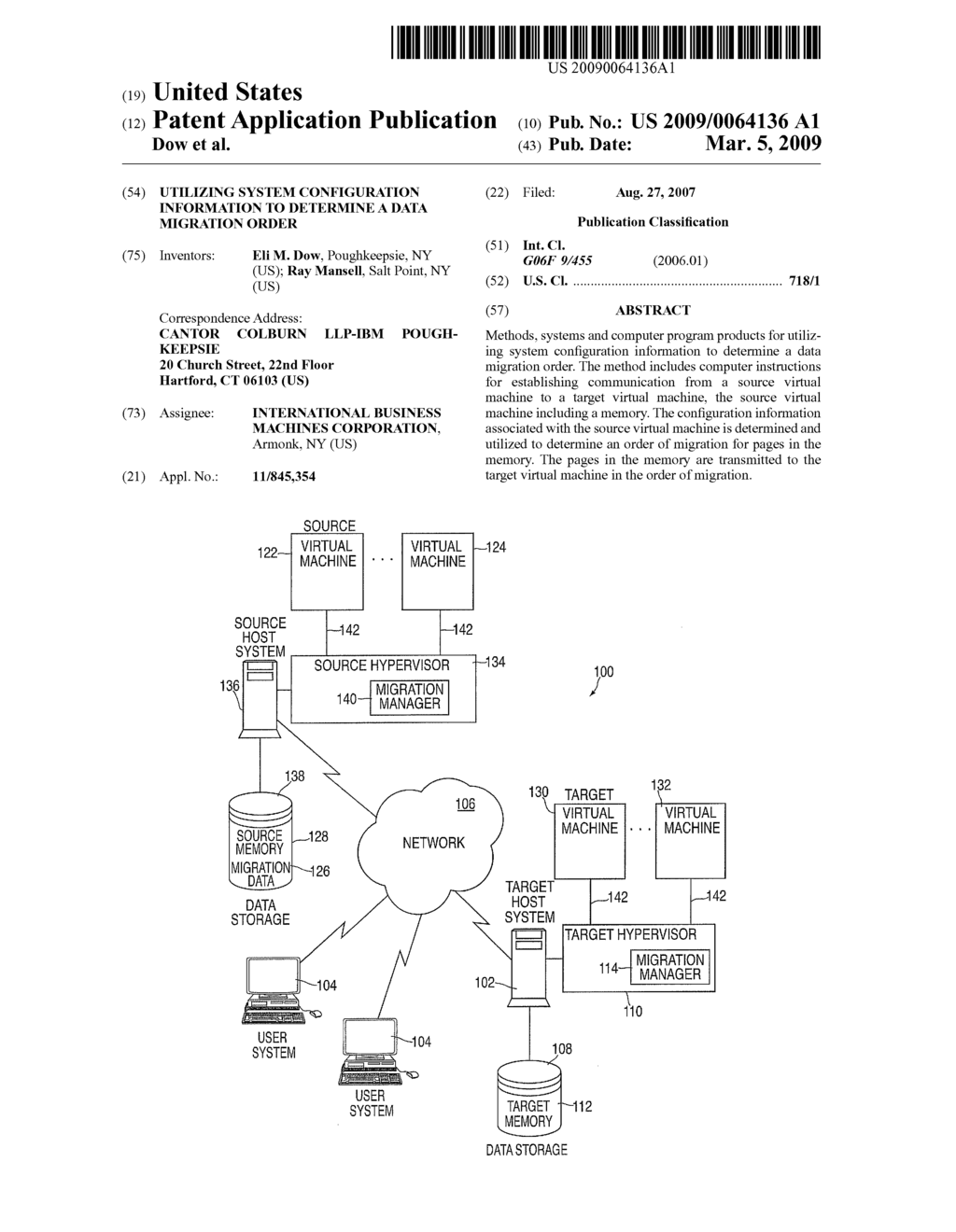 UTILIZING SYSTEM CONFIGURATION INFORMATION TO DETERMINE A DATA MIGRATION ORDER - diagram, schematic, and image 01