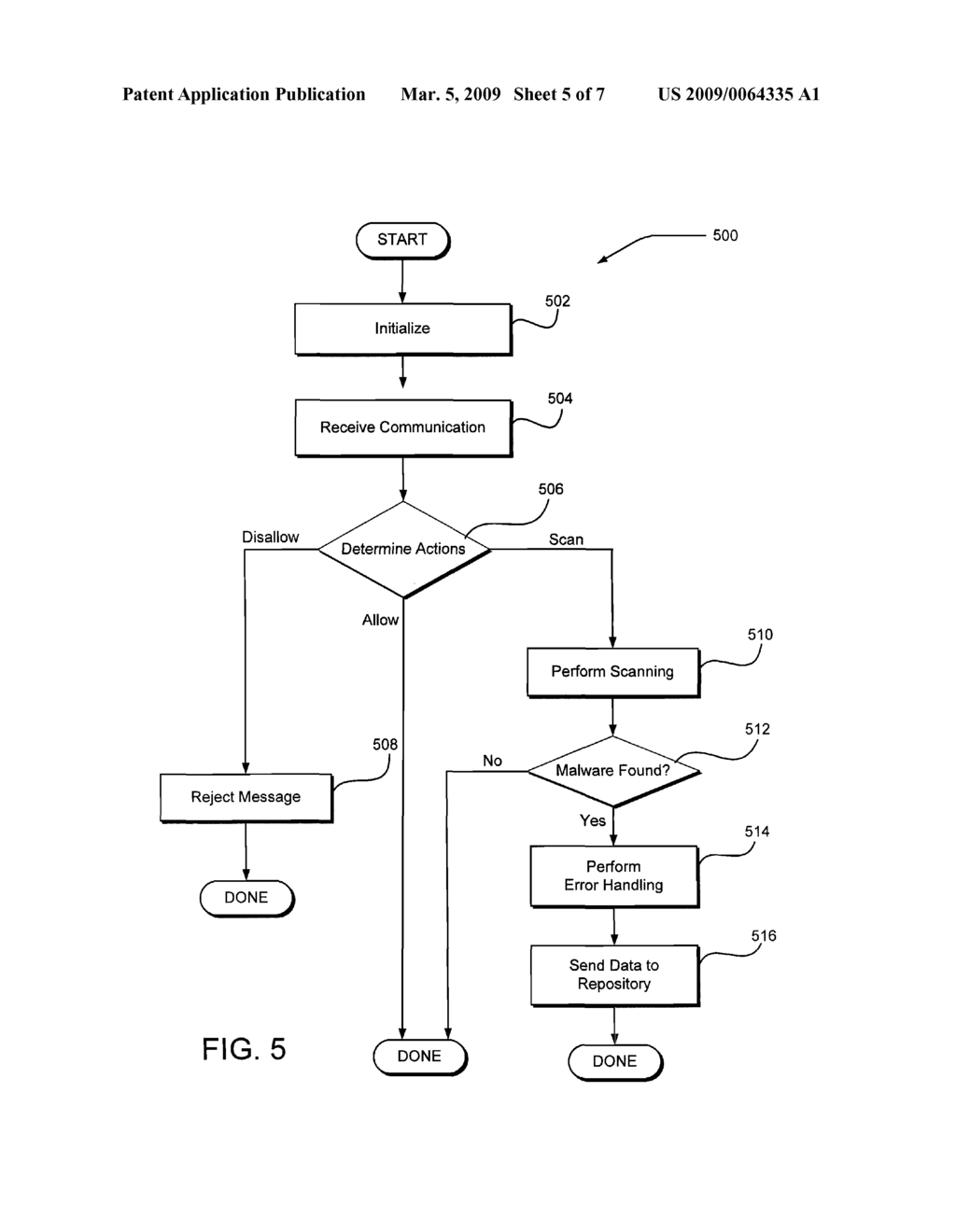 INSTANT MESSAGING MALWARE PROTECTION - diagram, schematic, and image 06