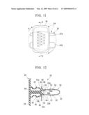 CLIP FOR VEHICLE AND MOUNTING METHOD OF INTERIOR MEMBER USING SAME diagram and image