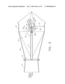 NOZZLE WITH YAW VECTORING VANE diagram and image