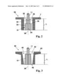 Method and device for drawing a tubular strand of quartz glass diagram and image