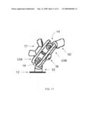 Adjustable hand rest post for musical instruments diagram and image