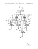 APPARATUS FOR CONTROLLING THE ADHESIVE FEED TO AN APPLICATION COMB diagram and image