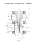 Double seat valve for separating media diagram and image