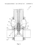 Double seat valve for separating media diagram and image