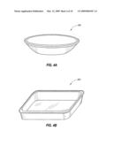 FOOD PAN HAVING ELASTOMERIC HEAT AND SCRATCH RESISTANT PROTECTIVE FLANGE GASKET diagram and image