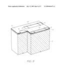 METHOD OF FABRICATING INKJET PRINTHEAD WITH PROJECTIONS PATTERNED ACROSS NOZZLE PLATE diagram and image