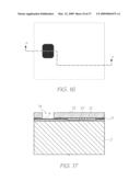 METHOD OF FABRICATING INKJET PRINTHEAD WITH PROJECTIONS PATTERNED ACROSS NOZZLE PLATE diagram and image