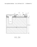 METHOD OF FABRICATING INKJET PRINTHEAD WITH PROJECTIONS PATTERNED ACROSS NOZZLE PLATE diagram and image