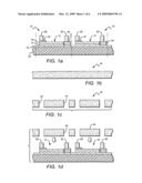 LED chips having fluorescent substrates with microholes and methods for fabricating diagram and image