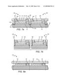 LED chips having fluorescent substrates with microholes and methods for fabricating diagram and image