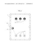 BILLIARD GAME WITH CHESS INDICIA AND METHOD OF PLAY diagram and image