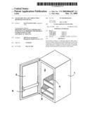 Telescopic pull-out shelf for a refrigeration device diagram and image