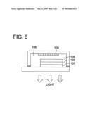 ORGANIC ELECTROLUMINESCENT DEVICE, DISPLAY AND ILLUMINATING DEVICE diagram and image