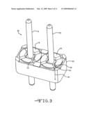 Axial Dielectric Component Array And Method diagram and image