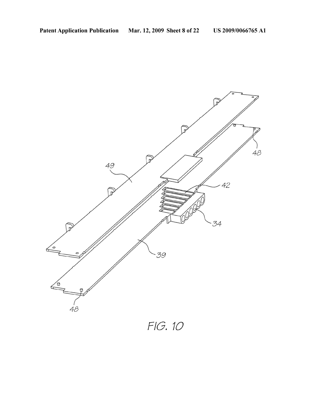 Pagewidth Printhead Assembly With Top-Fed Ink Ducts - diagram, schematic, and image 09