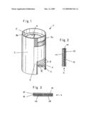 LANTERN CANDLE WITH TRANSLUCENT CASING diagram and image