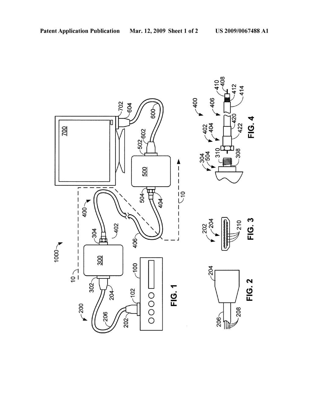 HDMI-QUALITY CONTENT TRANSMISSION ALONG A SINGLE MEDIUM - diagram, schematic, and image 02