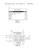 Method and apparatus for searching recordable discs in a disc library for available recording space diagram and image