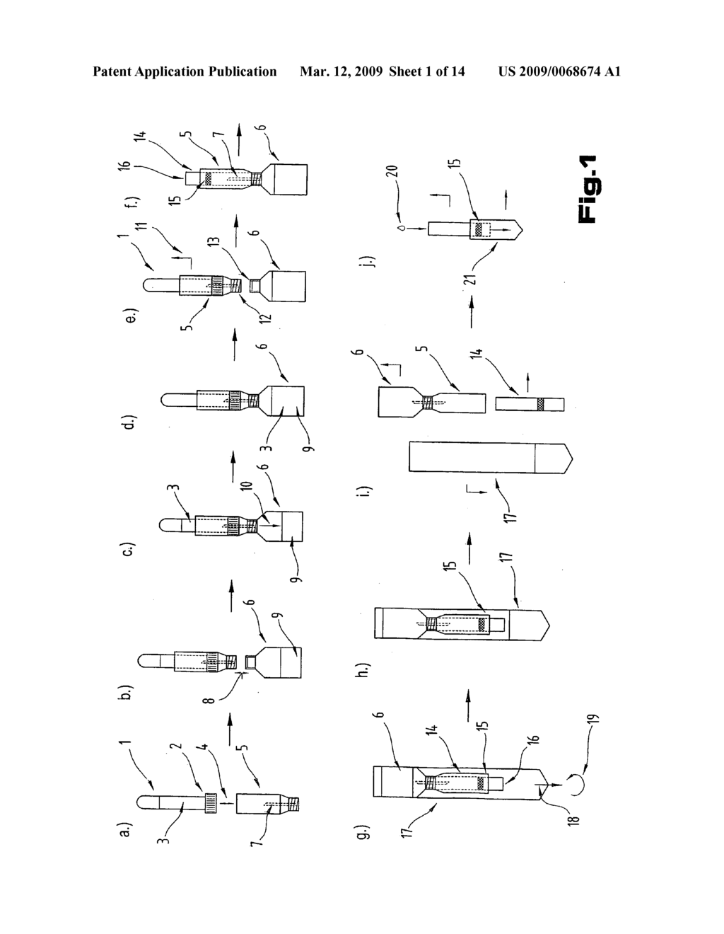 Method and device for preparing a sample of biological origin in order to determine at least one constituent contained therein - diagram, schematic, and image 02