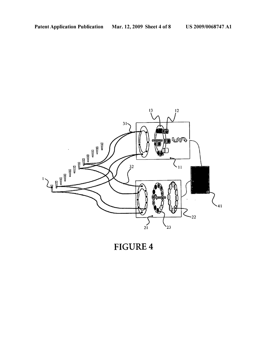 APPARATUS FOR EMITTING AND DETECTING LIGHT IN A NUCLEIC ACID AMPLIFICATION REACTION - diagram, schematic, and image 05