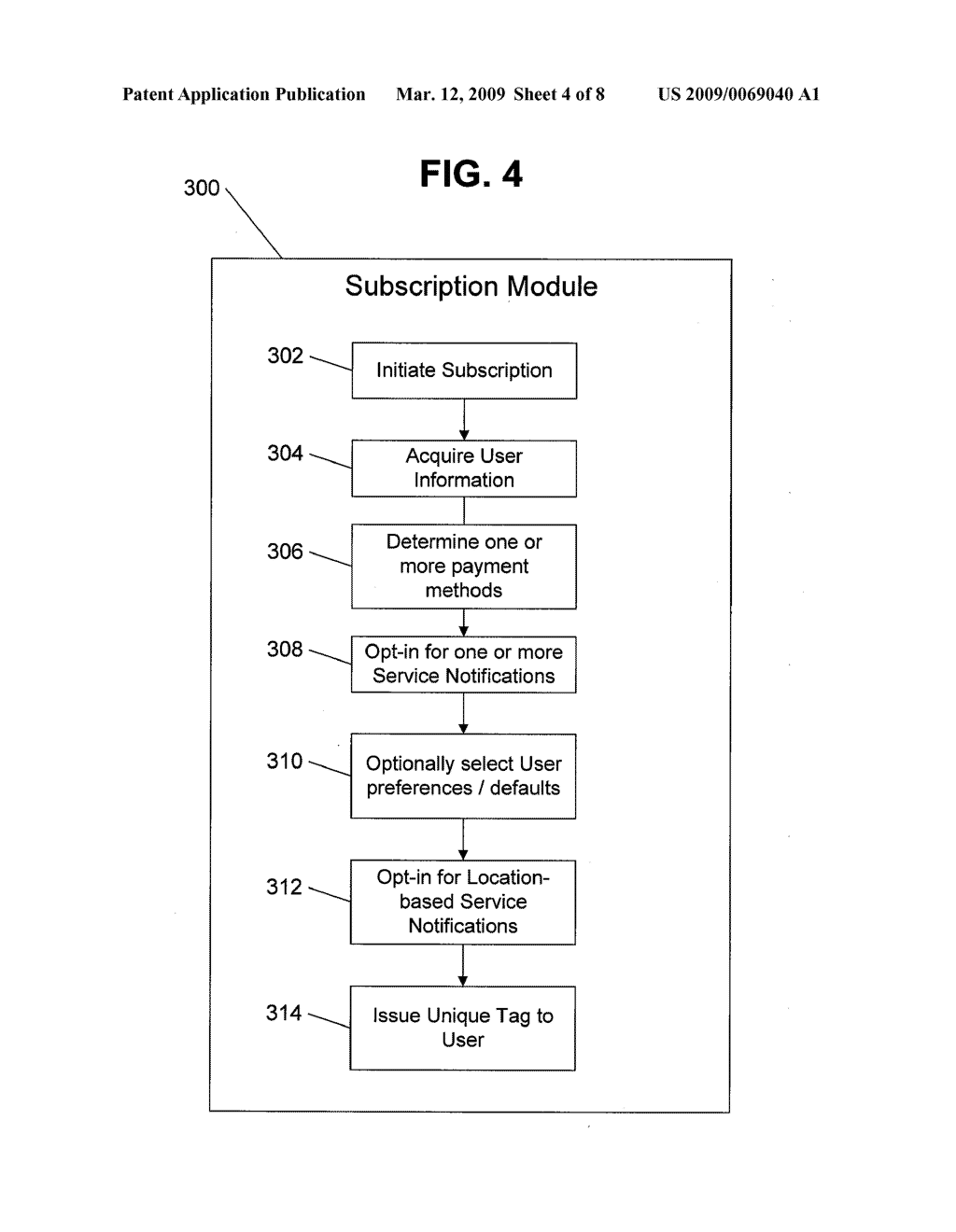 SYSTEM AND METHOD FOR PROVIDING COMMERCIAL SERVICES OVER A WIRELESS COMMUNICATION NETWORK - diagram, schematic, and image 05