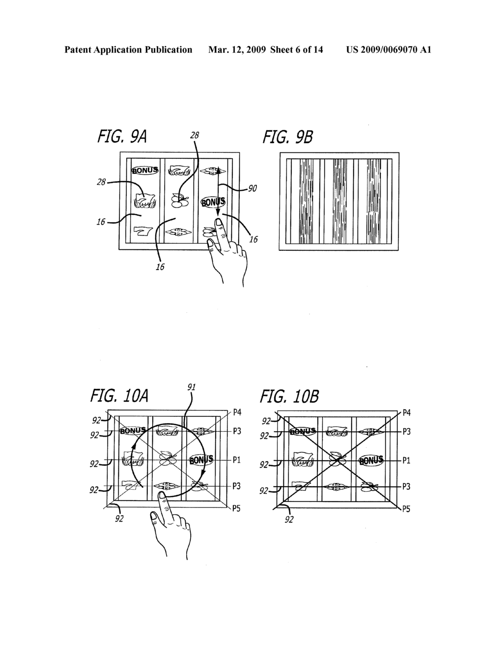 GAMING MACHINE HAVING A CURVED DISPLAY AND RELATED METHODS - diagram, schematic, and image 07