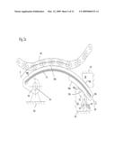 SELF-ENERGIZING BRAKE FOR A TENSIONER diagram and image