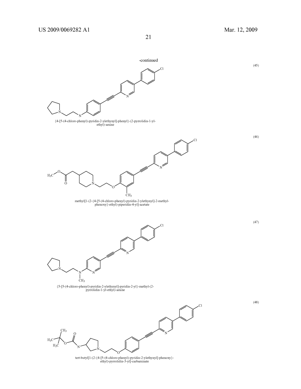 ALKYNE COMPOUNDS WITH MCH ANTAGONISTIC ACTIVITY AND MEDICAMENTS COMPRISING THESE COMPOUNDS - diagram, schematic, and image 22