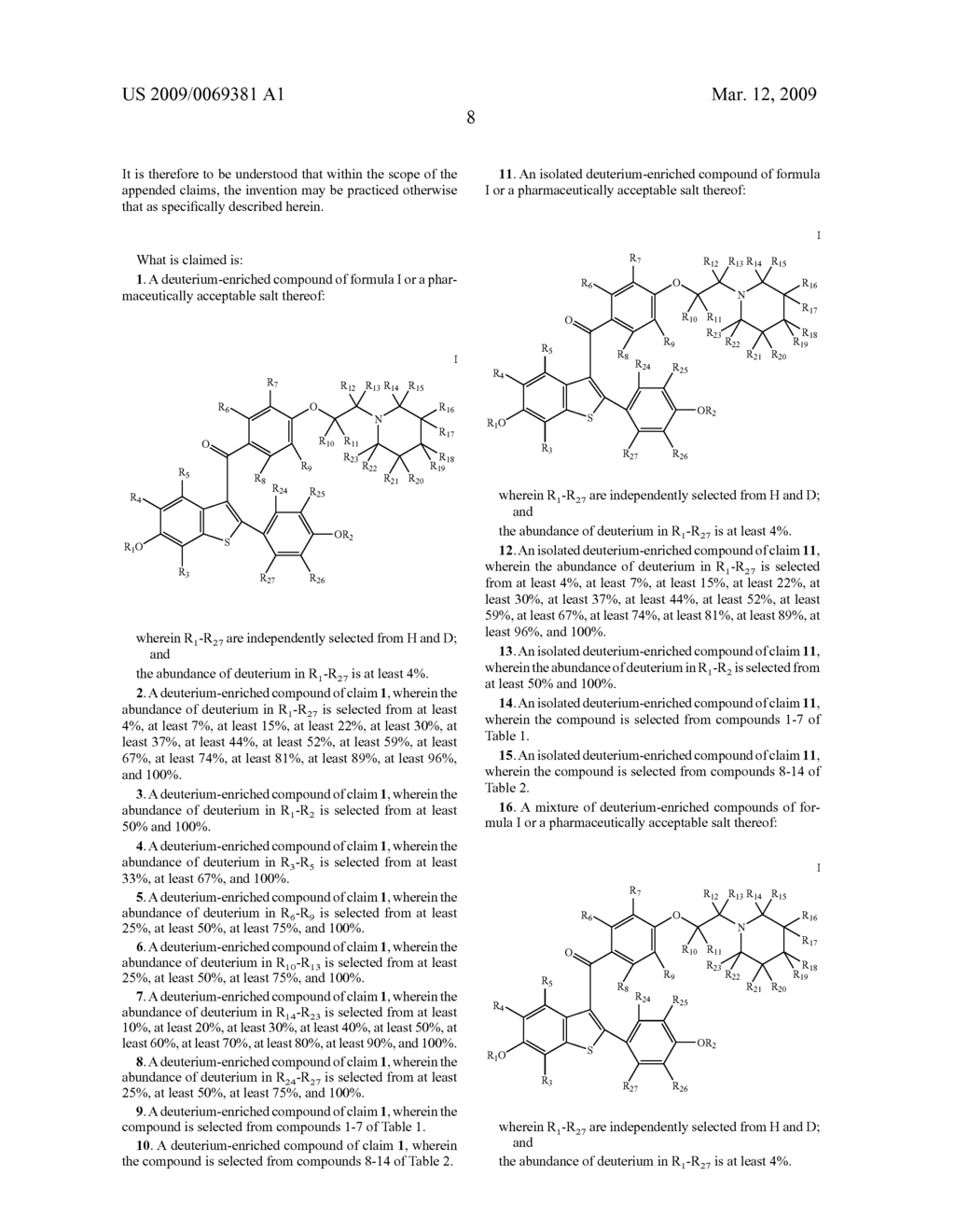 DEUTERIUM-ENRICHED RALOXIFENE - diagram, schematic, and image 09