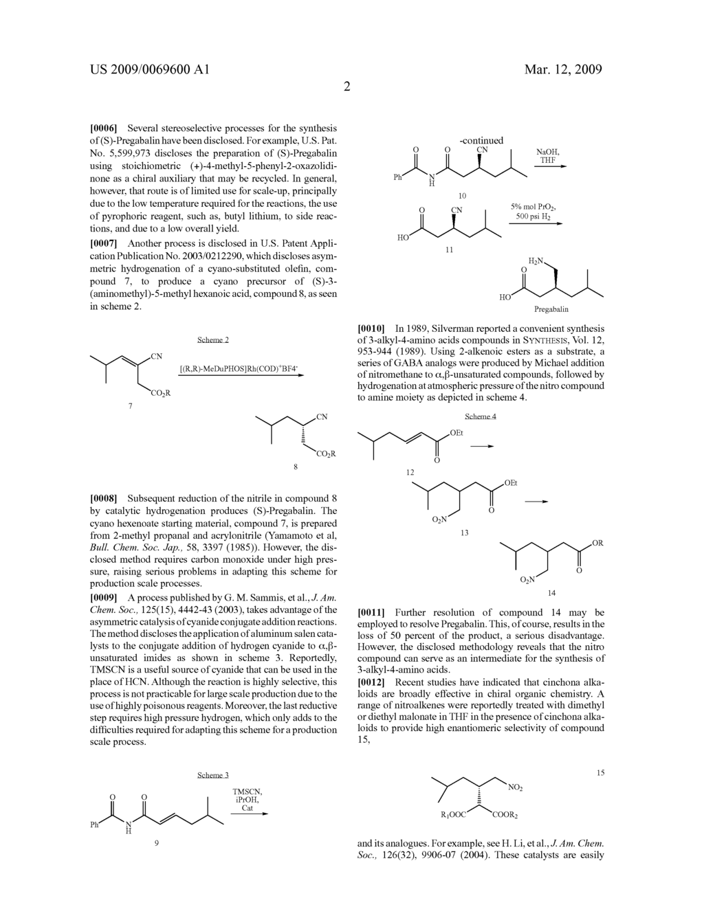 Novel asymmetric synthesis of (S)-(+)-3-(aminomethyl)-5-methylhexanoic acid - diagram, schematic, and image 07