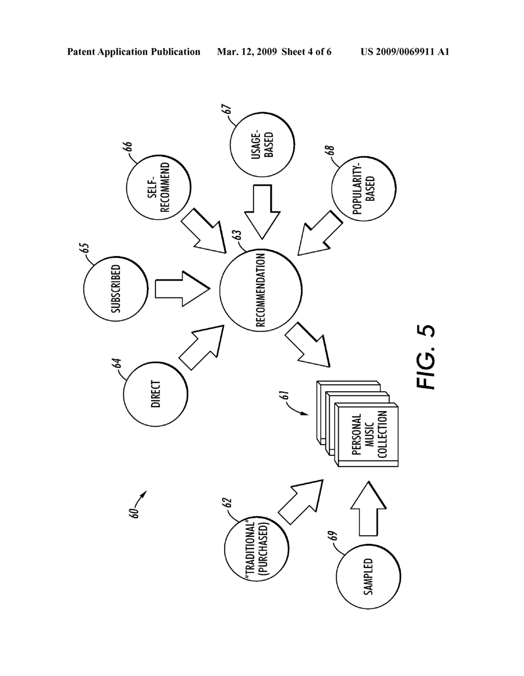 DIGITAL MEDIA PLAYER AND METHOD FOR FACILITATING SOCIAL MUSIC DISCOVERY AND COMMERCE - diagram, schematic, and image 05