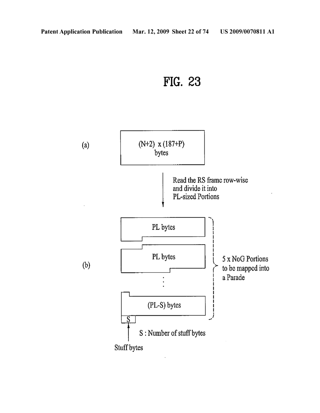 DIGITAL BROADCASTING SYSTEM AND DATA PROCESSING METHOD - diagram, schematic, and image 23