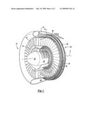 PERIPHERAL COMBUSTOR FOR TIP TURBINE ENGINE diagram and image