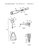 VIBRATING DEVICE FOR APPLYING MAKEUP diagram and image