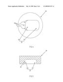 ROTARY CERAMIC CHIP OF A WATER CONTROL CERAMIC VALVE diagram and image