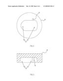 ROTARY CERAMIC CHIP OF A WATER CONTROL CERAMIC VALVE diagram and image