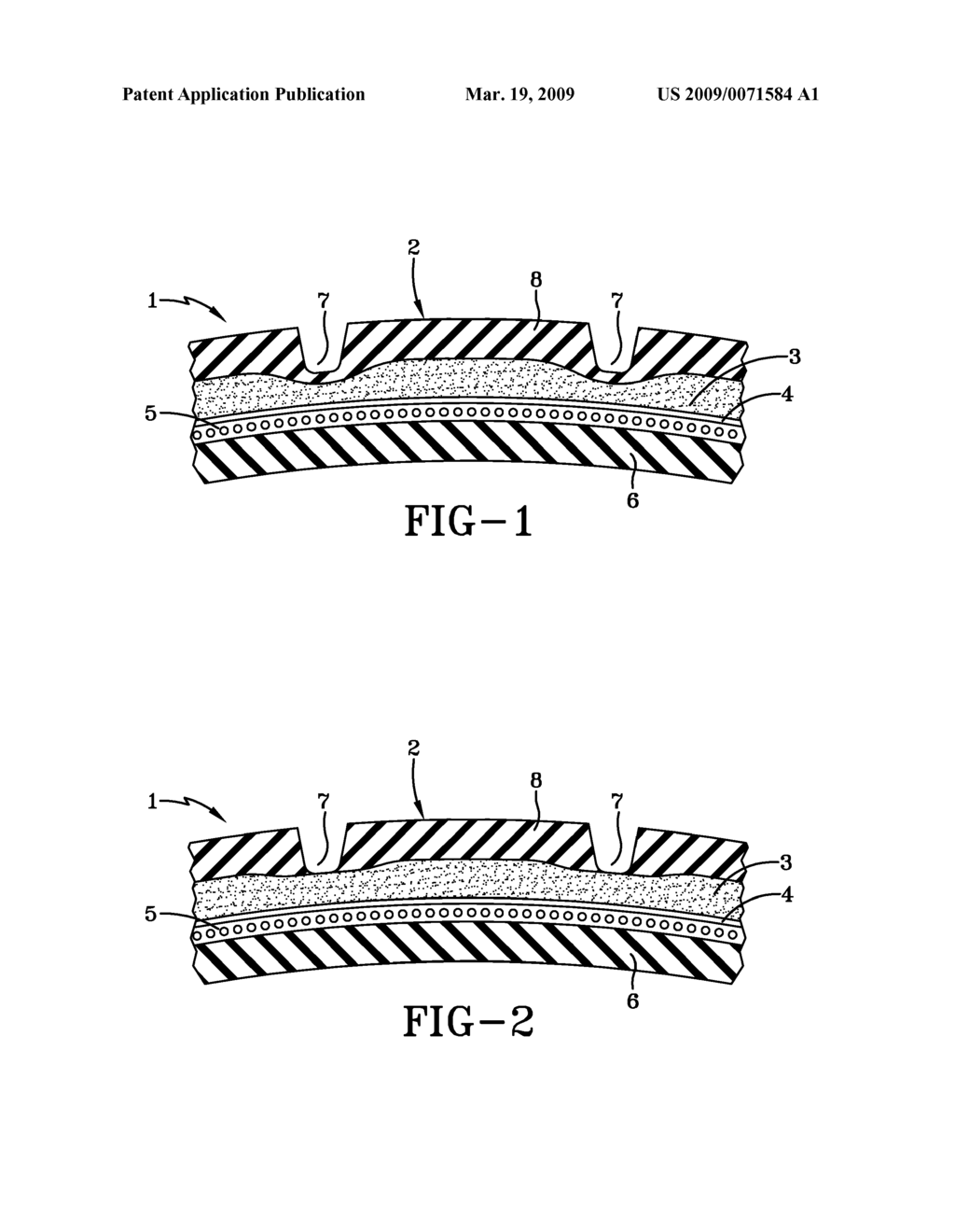 TIRE HAVING TREAD WITH AN INTERNAL CLOSED CELLULAR RUBBER TRANSITION LAYER - diagram, schematic, and image 02